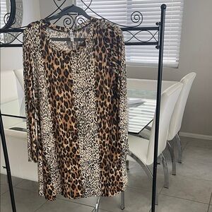 Wild Patterned Women's Blouse